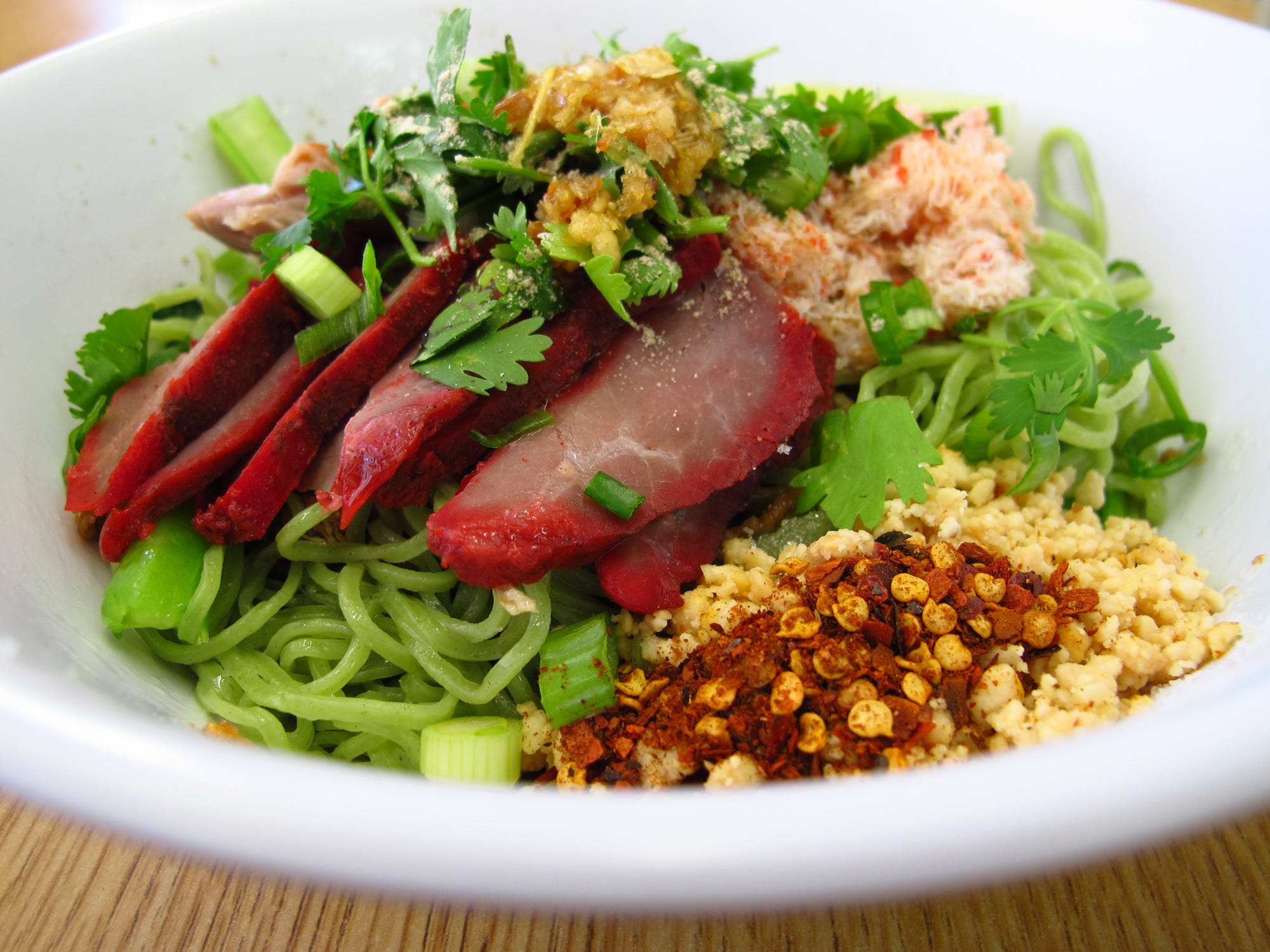 Jade Noodles With Bbq Pork Duck Crab At Sapp Coffee Shop In Thai Town La By Nate Gray Cphotoj Medium