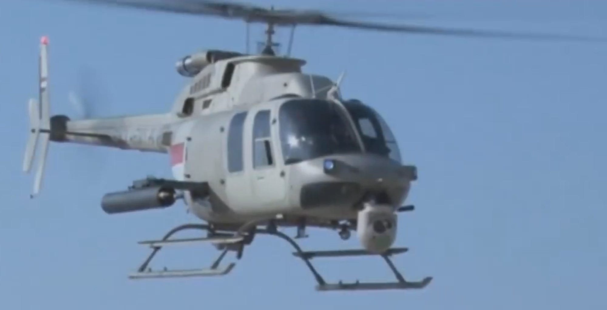 Iraqi Helicopters Are Now Flying With Laser Guided Rockets By