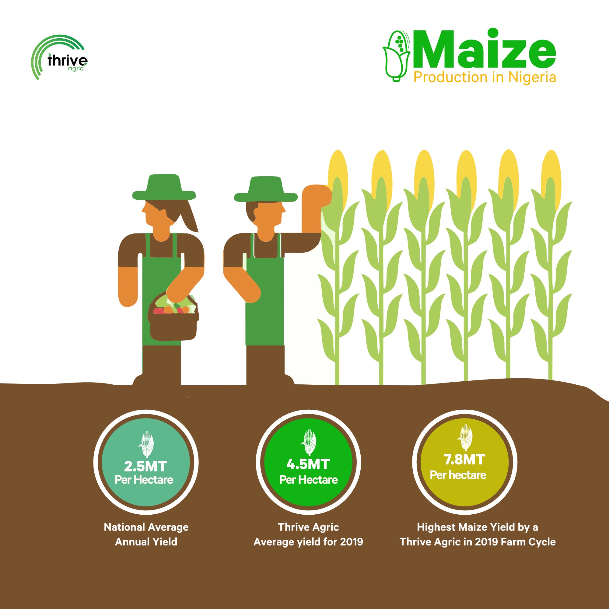 Here’s what Maize production looks like in Africa and Nigeria. by