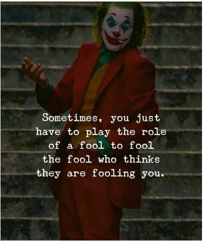 The Joker way of doing things…. It is not worthy to win every battle… | by  Pandian GK | Age of Awareness | Medium