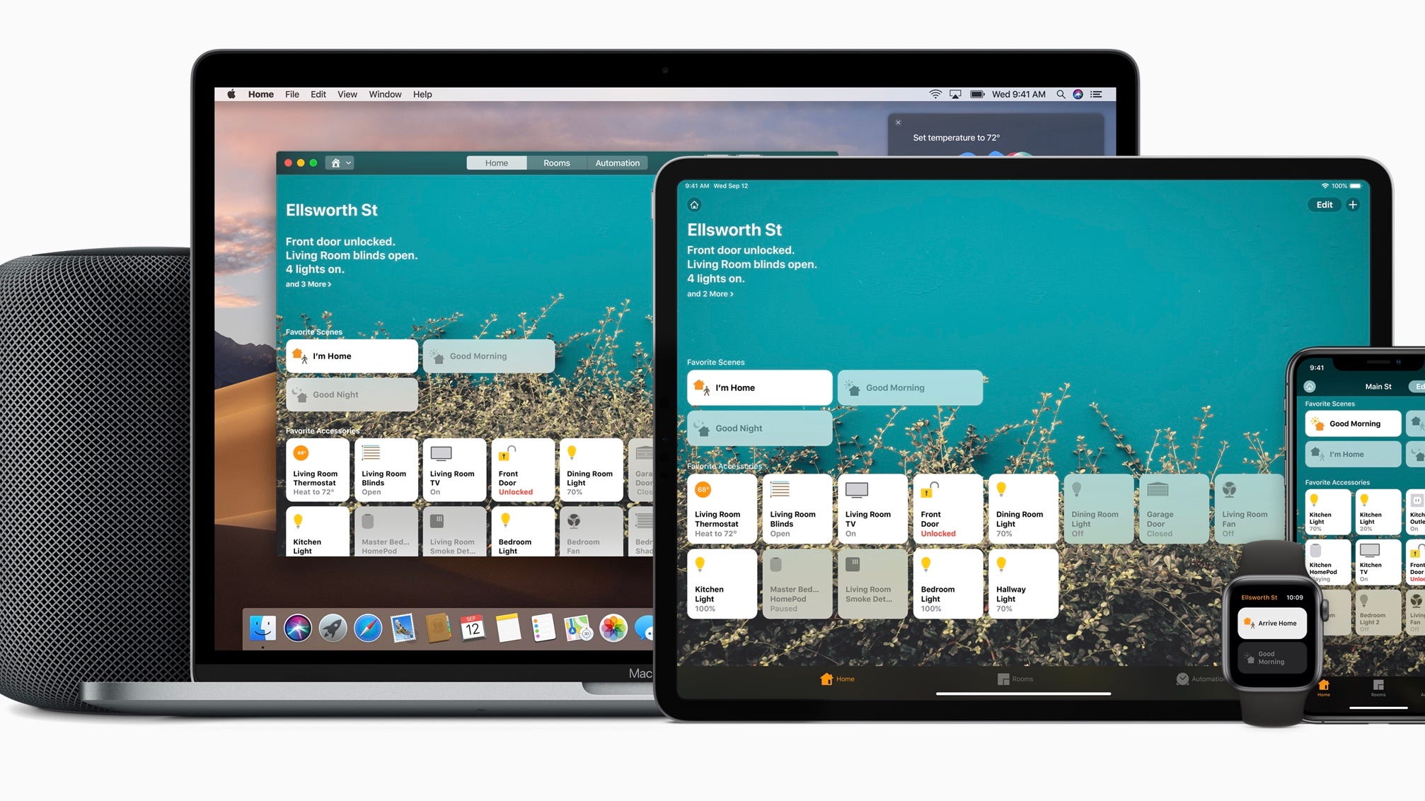 apple smart home display