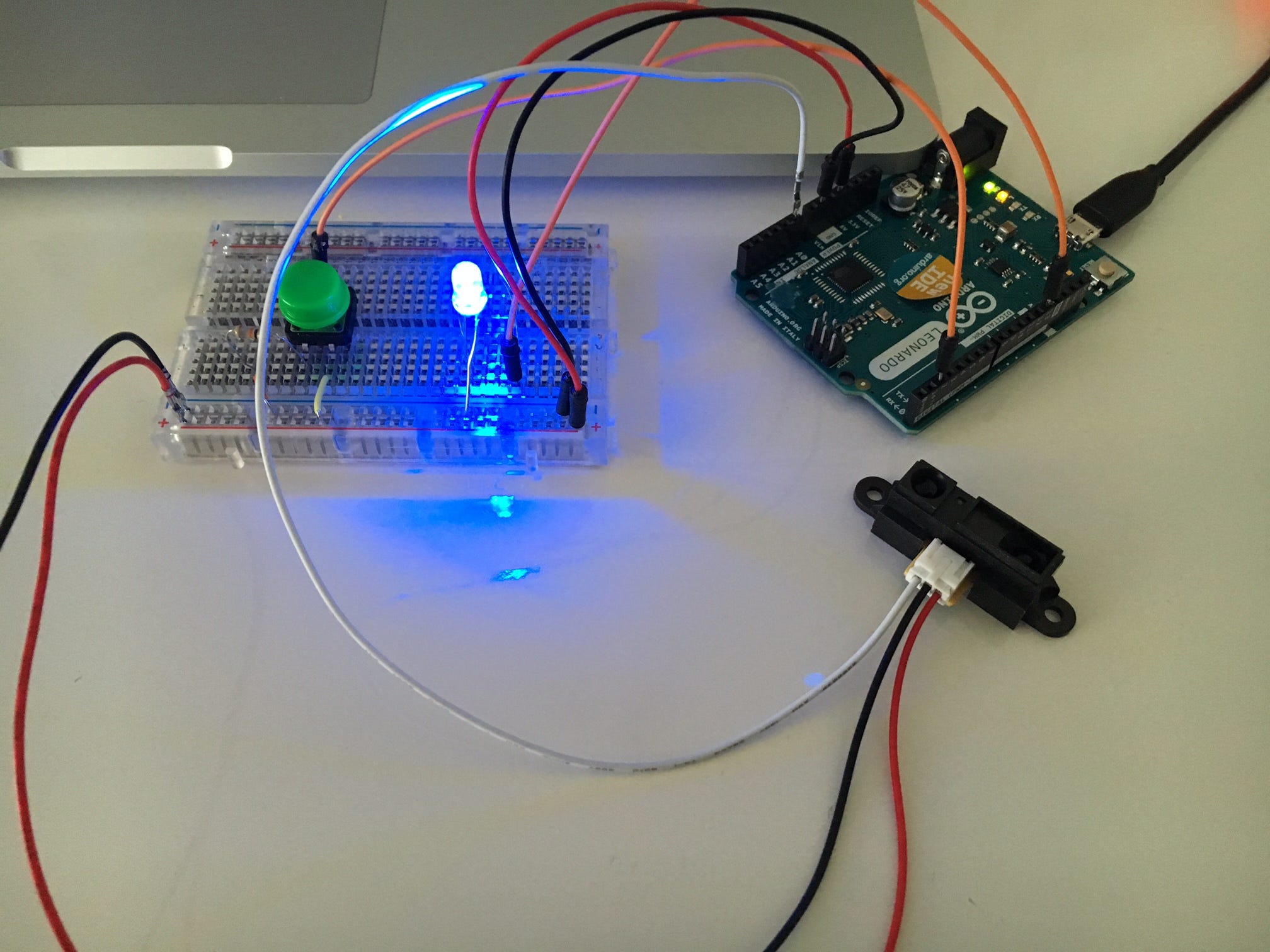 Arduino LED Prototype Project. Last week, I proposed a hand-free lamp ...