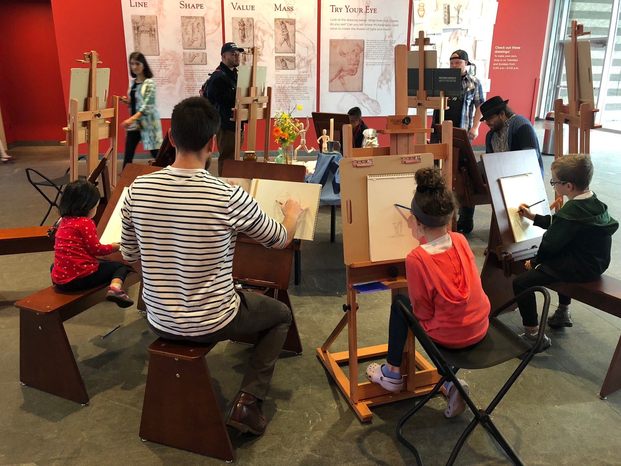 Drawing On Inspiration Teaching Artist Adrian Eisenhower
