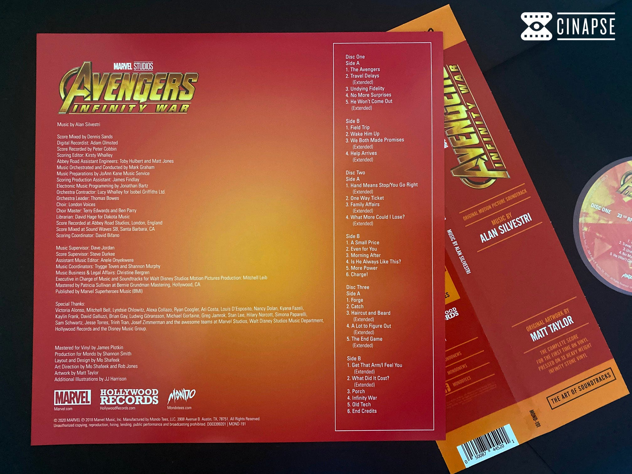 Spinema Issue 42 Alan Silvestri S Infinity War Endgame Score Gets A Worthy Release From Mondo By Jon Partridge Cinapse infinity war endgame score gets