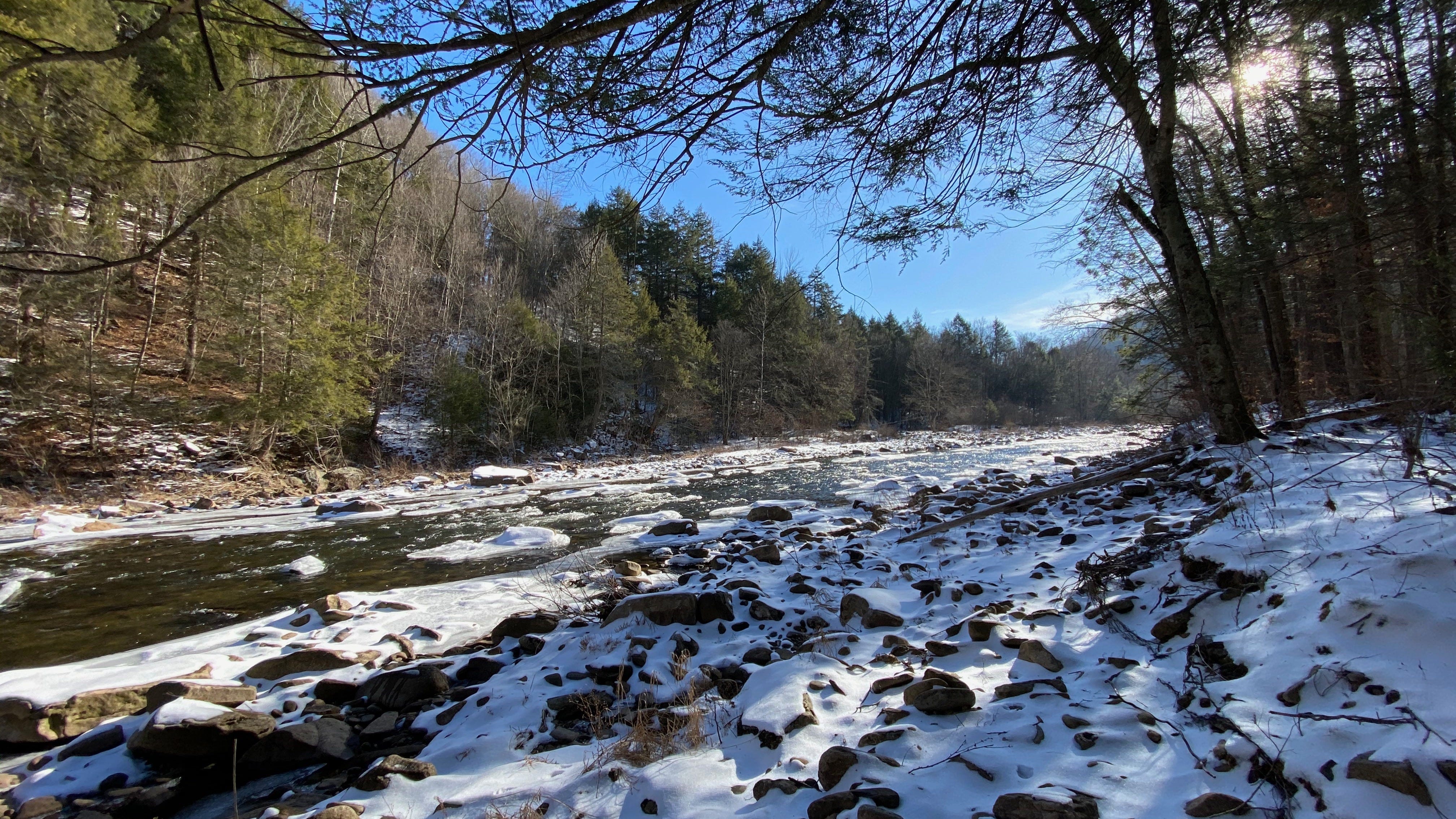 Hiking Worlds End State Park Forksville Pa January By David S Heineman Medium