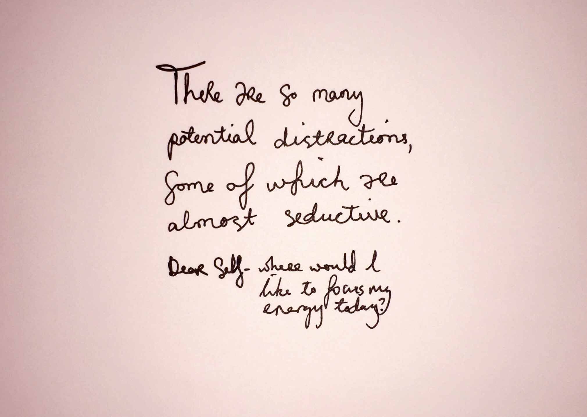 Where would I like to focus my energy today? | by Luke Hockley | Dear Self  | Medium