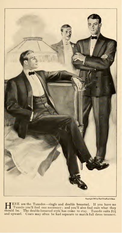 edwardian evening wear