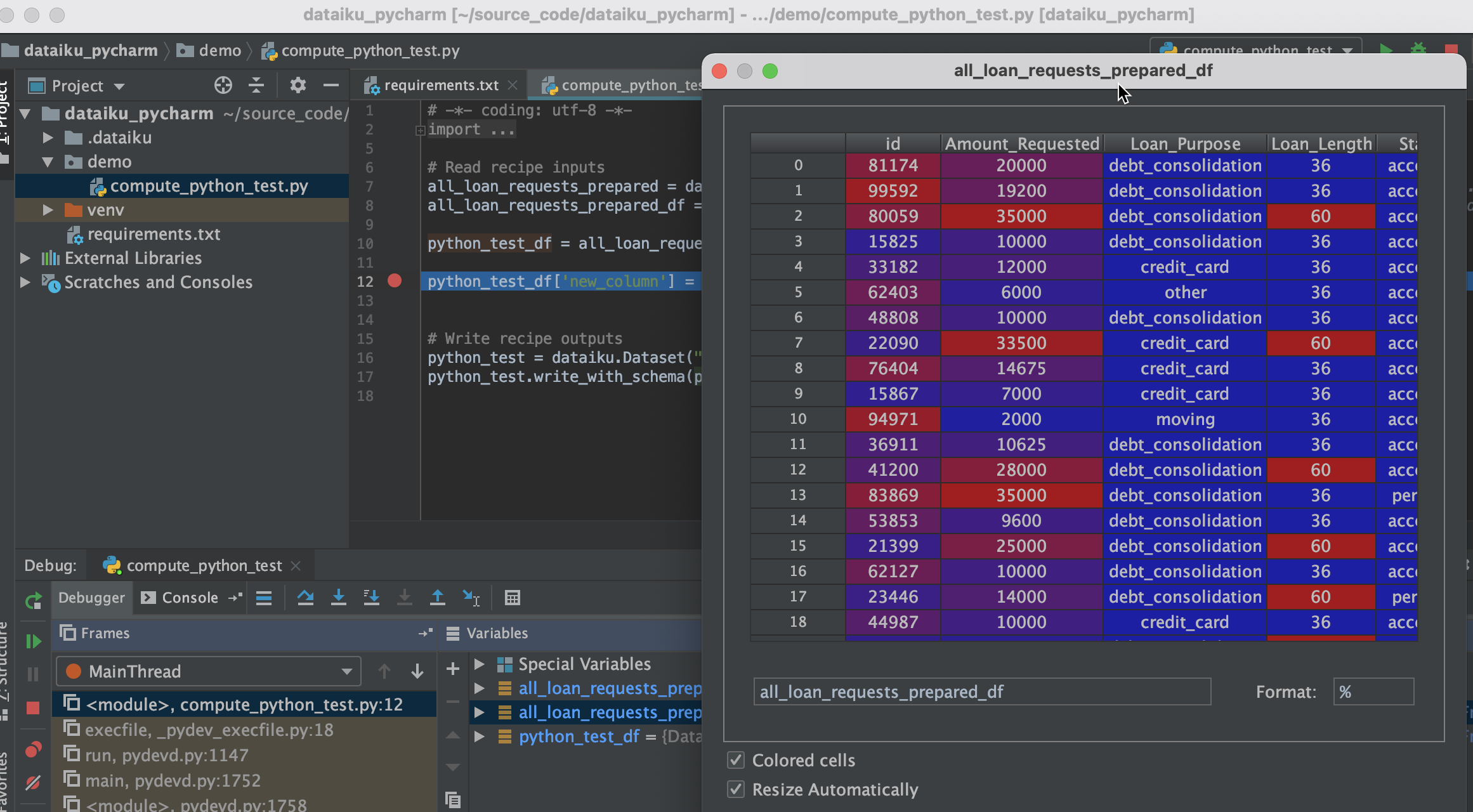 Dataiku Pycharm debugging