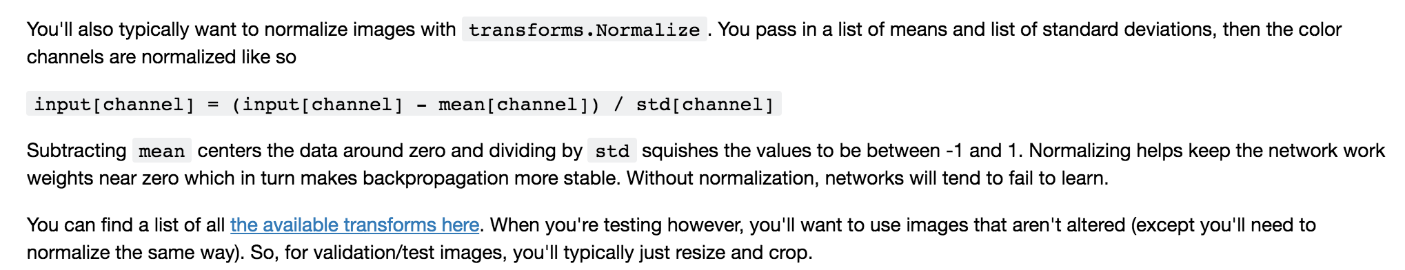 What is Transform and Transform Normalize? (Lesson 4 — Neural Networks ...