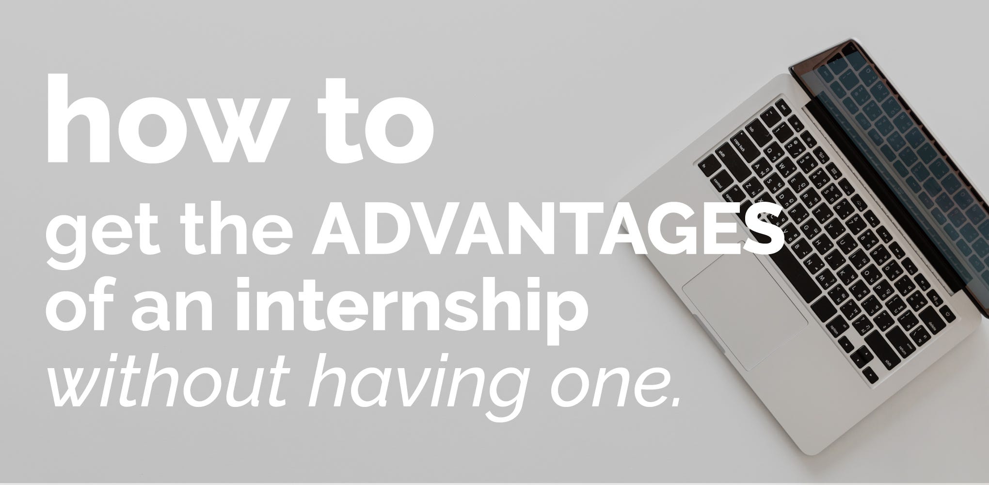 How To Get The Advantages Of An Internship Without Having One By Kimi Kaneshina Medium In fact, you don't need any photo editing skills you have probably even made an attempt or two to edit the picture with the ruined background in a photo editor, to no avail. medium