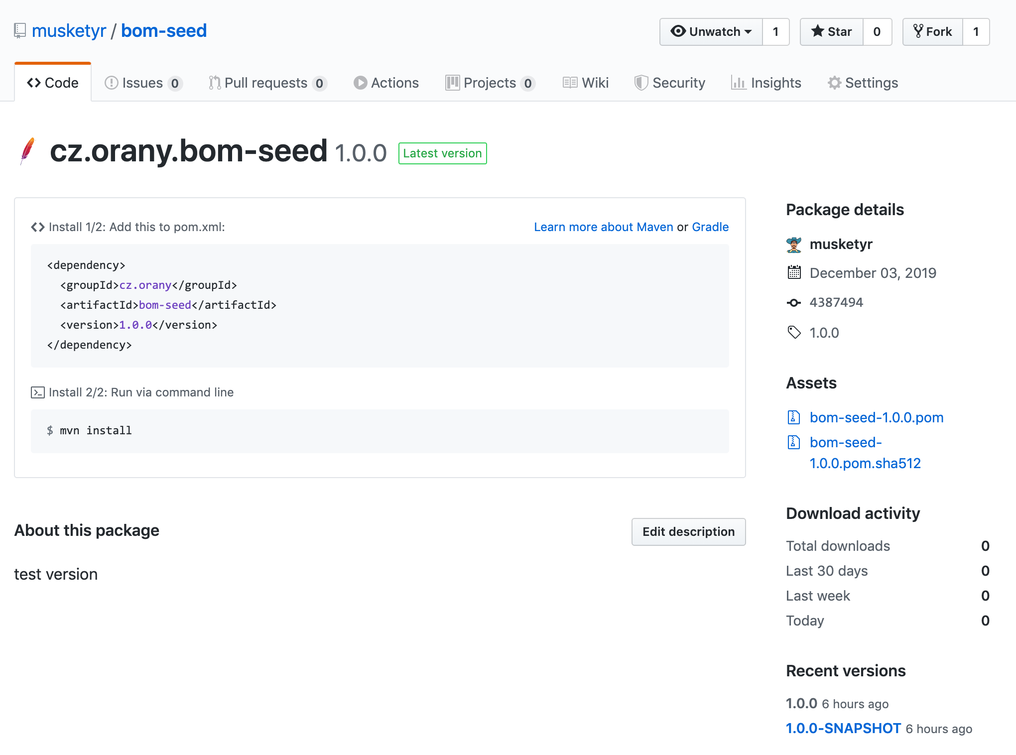 How to Manage Versions using Maven BOM, Gradle and GitHub