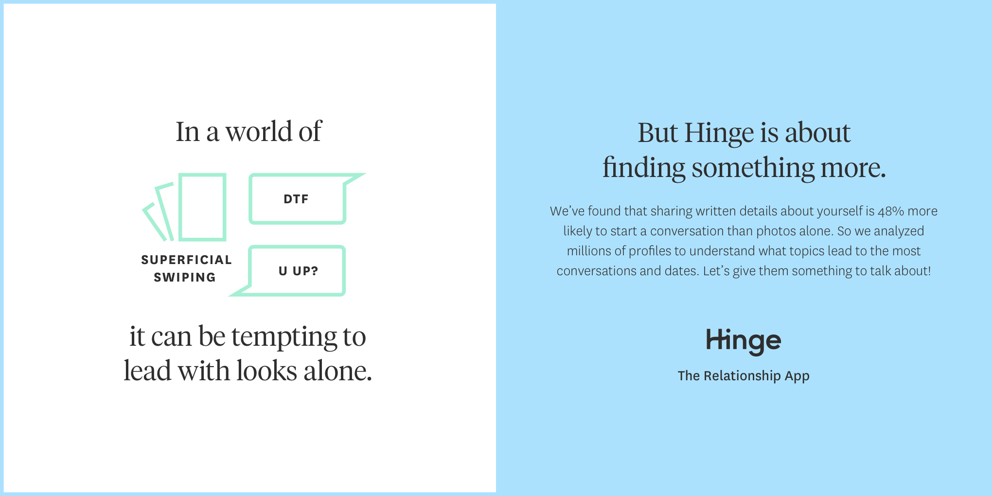 Hinge, The Relationship App by Hinge Medium