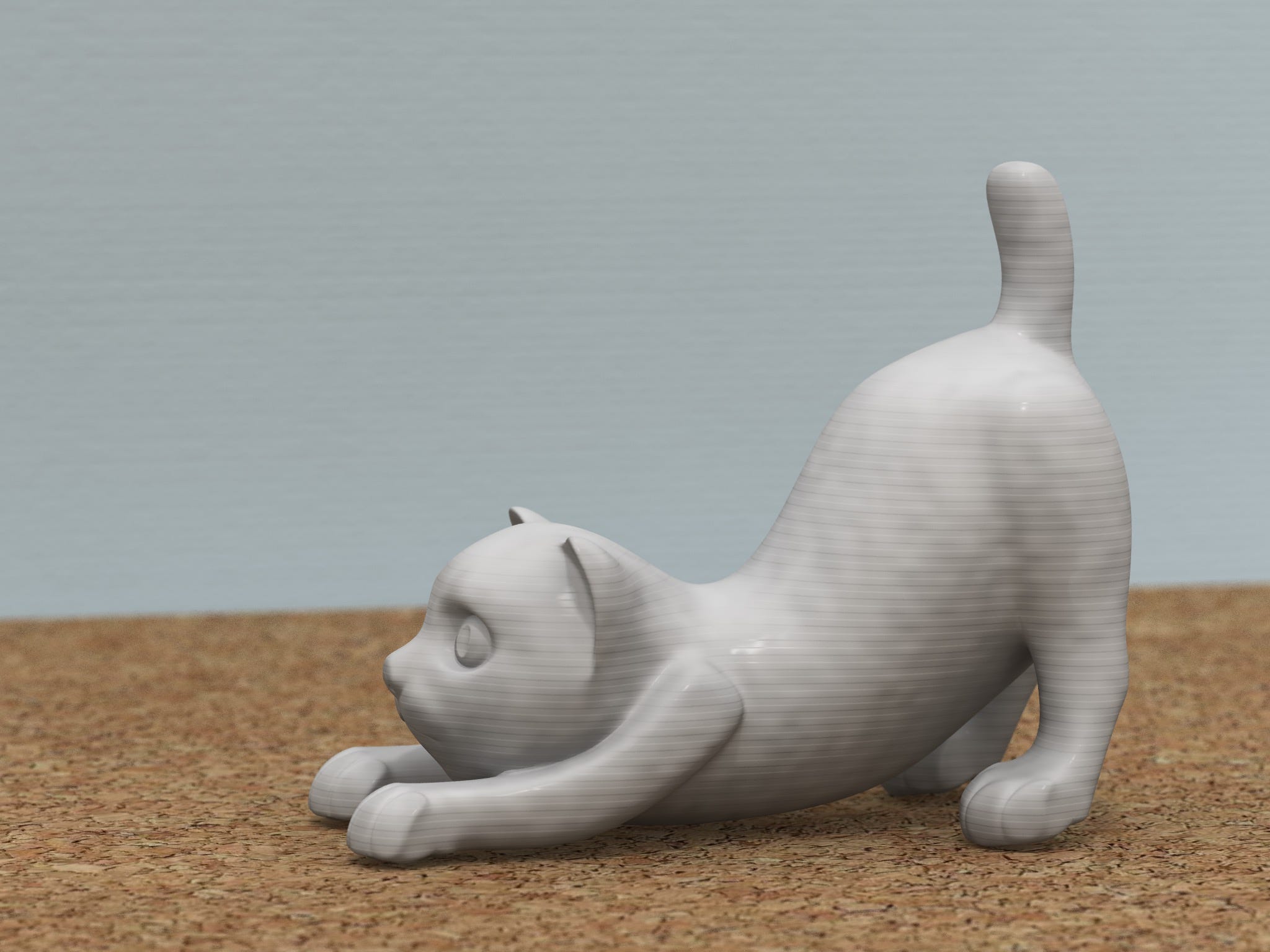 伸びをする猫 153 伸びをする猫の3dプリンタ用データを公開しました By Bs3 Bs3 3dmodel Medium 伸びをする猫 153 伸びをする猫の3dプリンタ用データを公開しました By Bs3 Bs3 3dmodel Medium