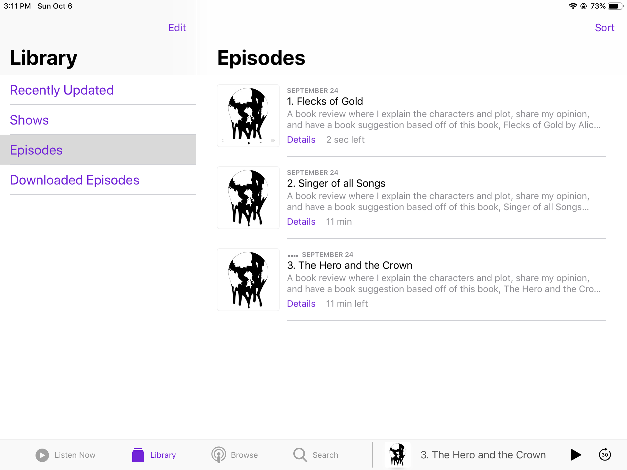 I Create a Podcast Adaptive Media pt.1 by Michaela Brown Michaela