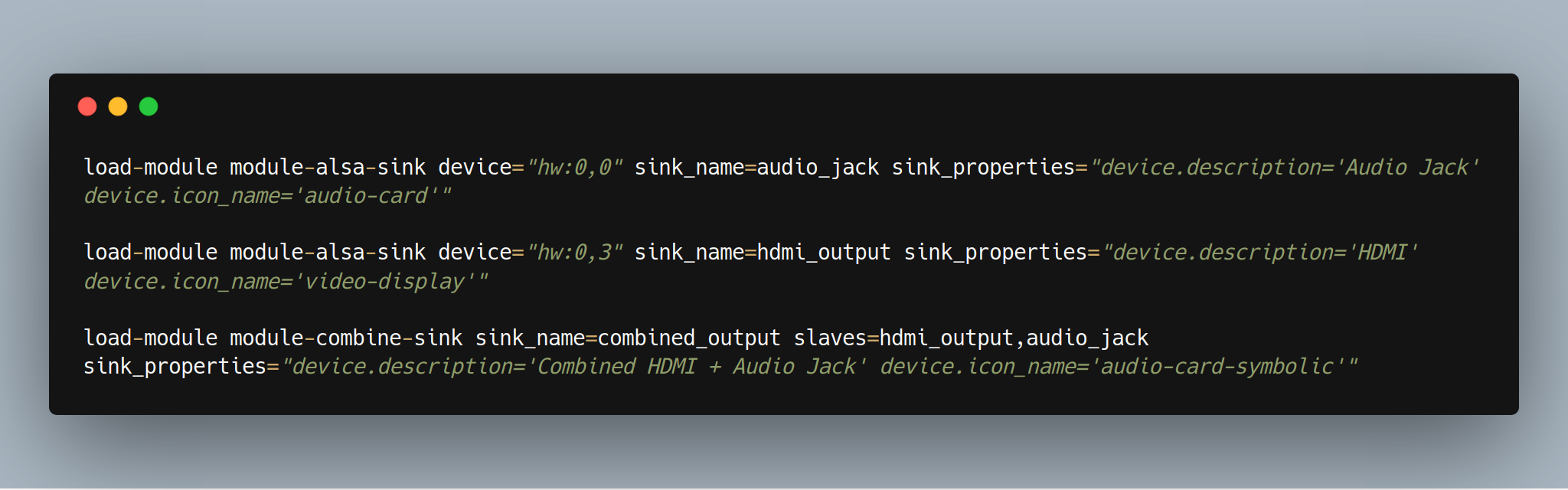 How To Configure Pulseaudio For Playing On Multiple Devices