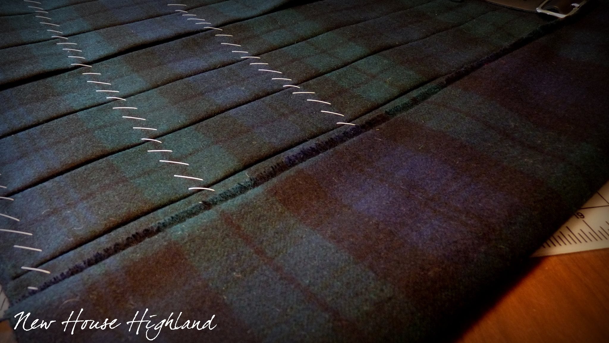 black watch tartan material