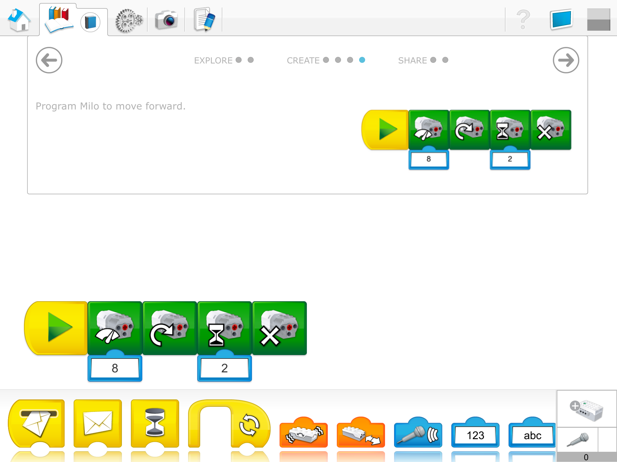 wedo 2.0 programming blocks