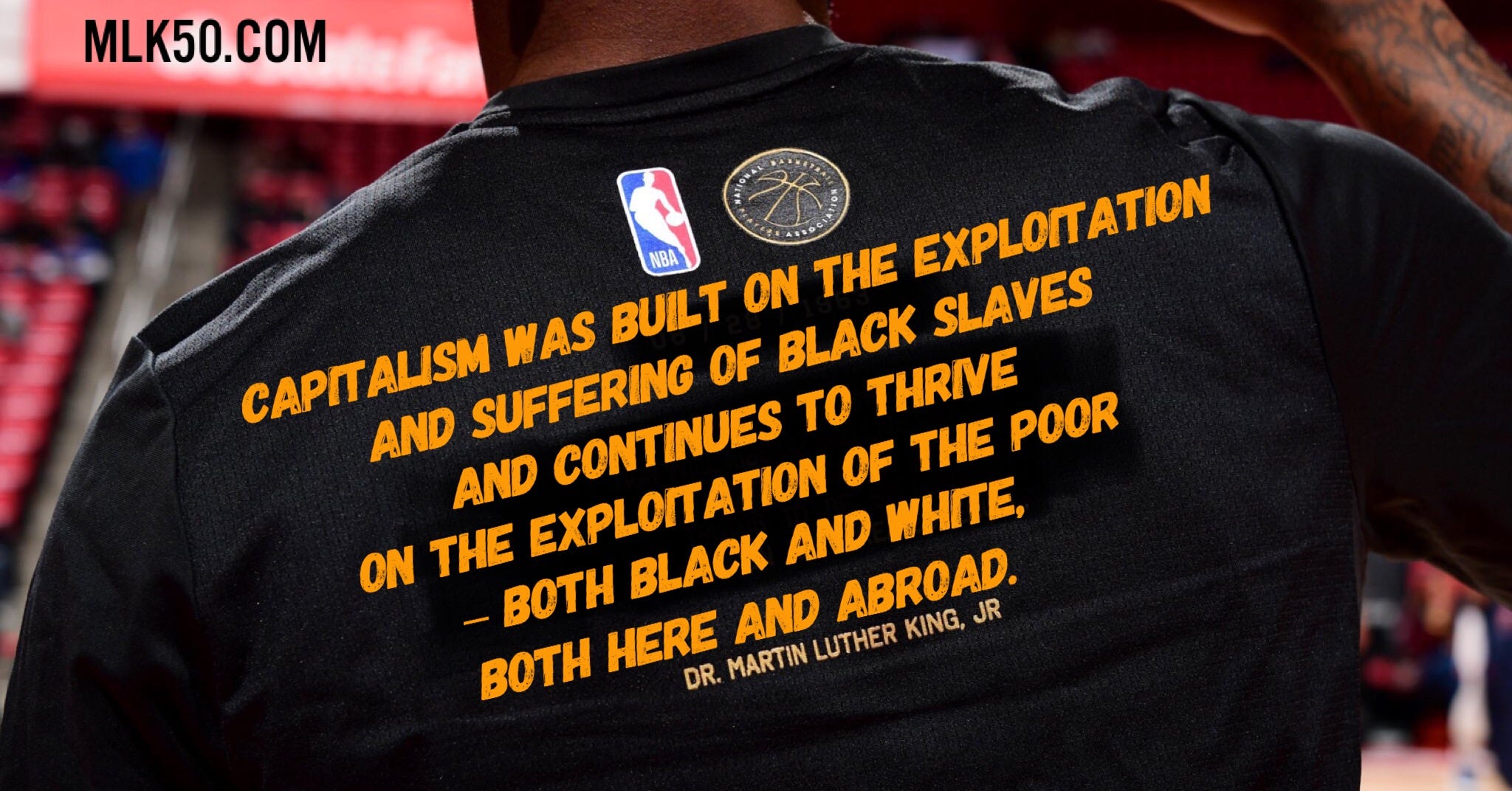 nba mlk shirt