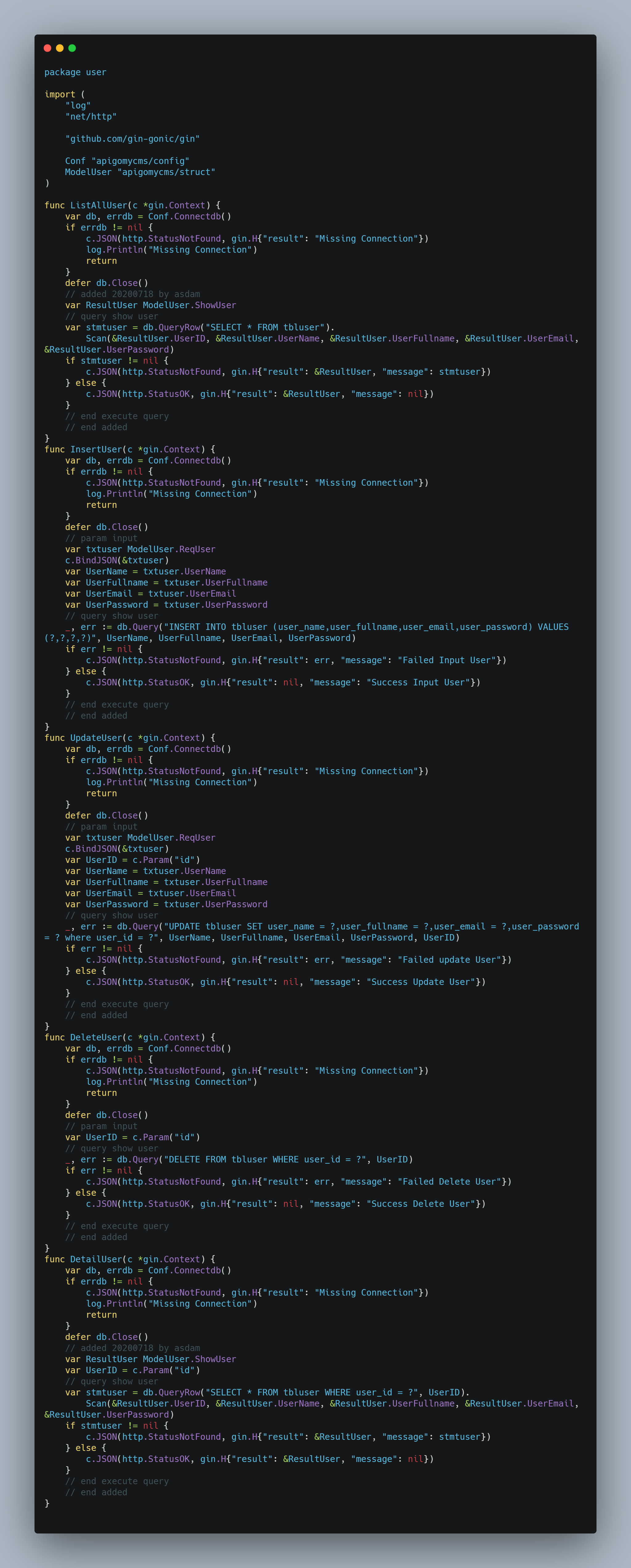 [Golang] How To Create API With Golang (GIN) And MySQL Part 2 by