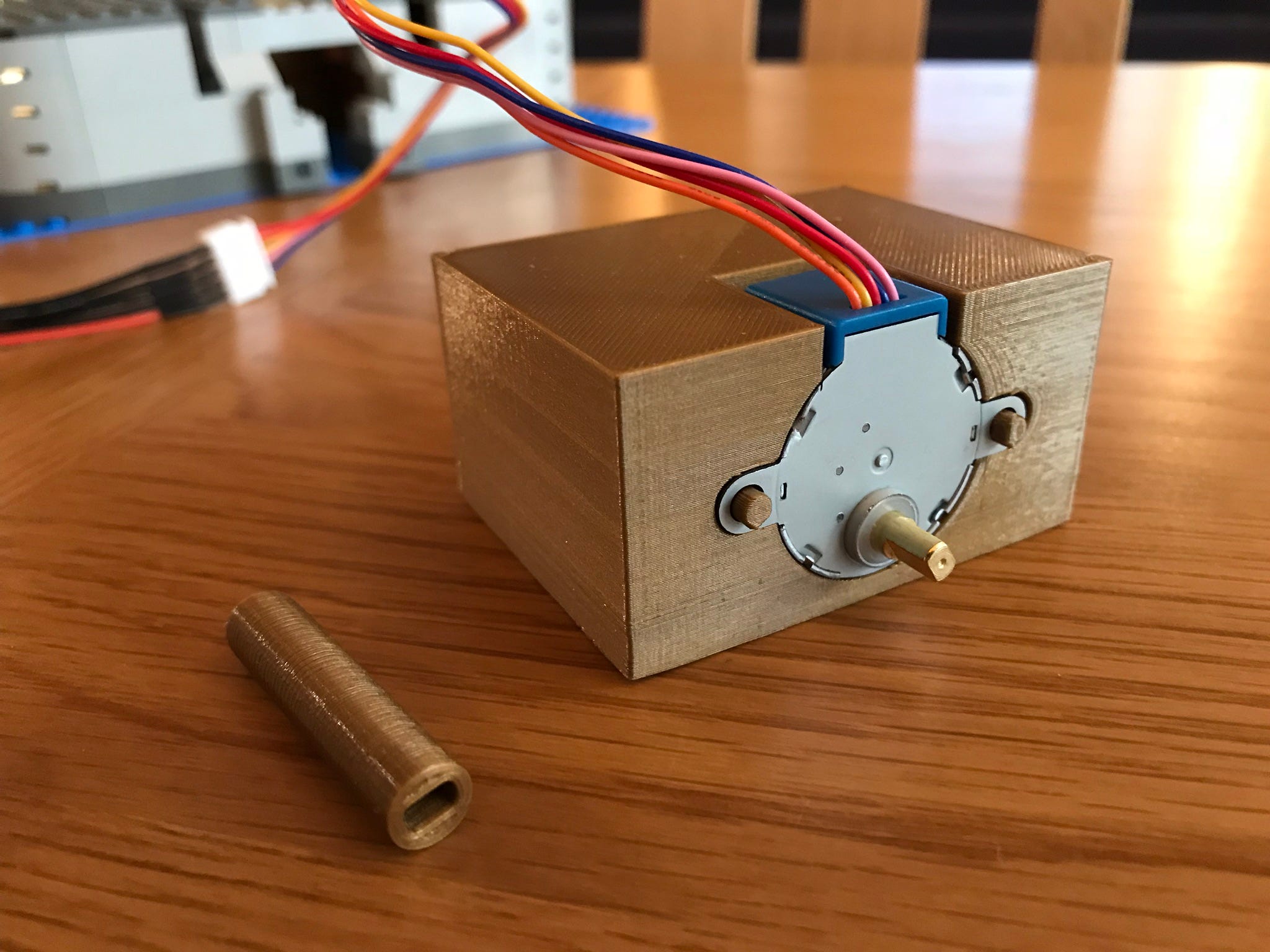 lego pull string motor