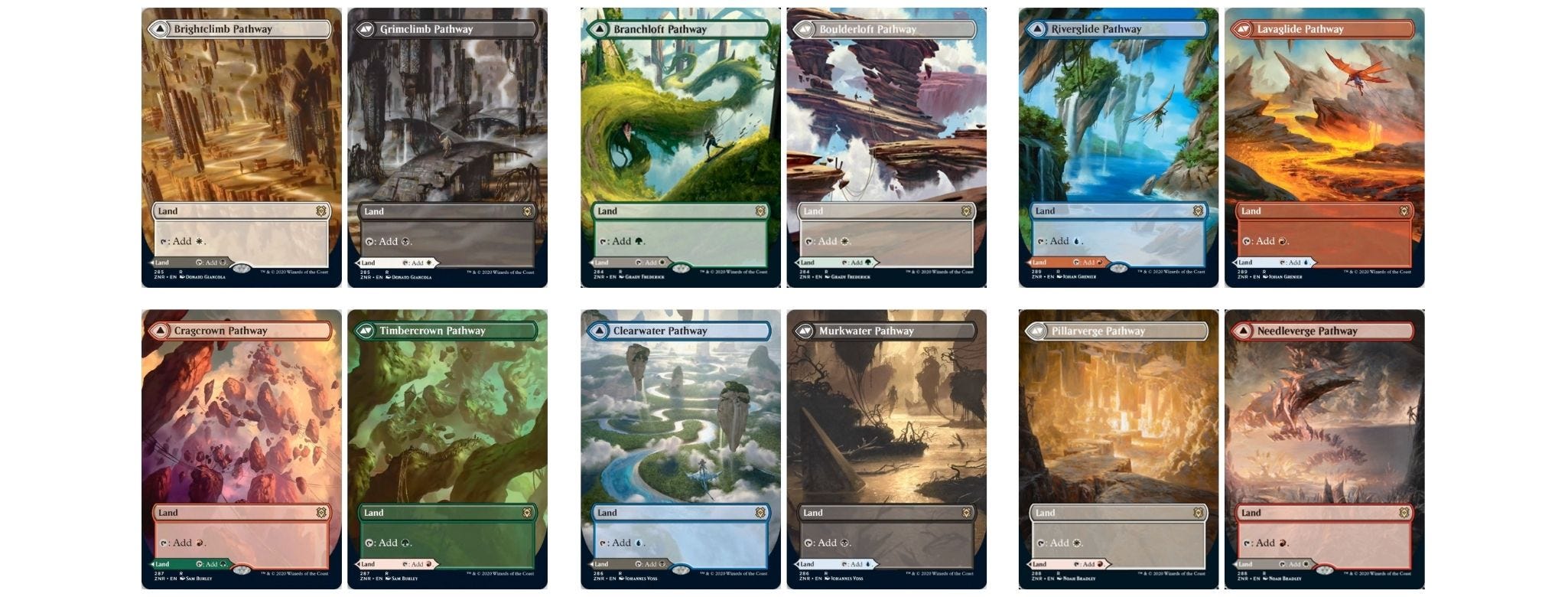 The Lands of Zendikar Rising. Preview season for Zendikar Rising is