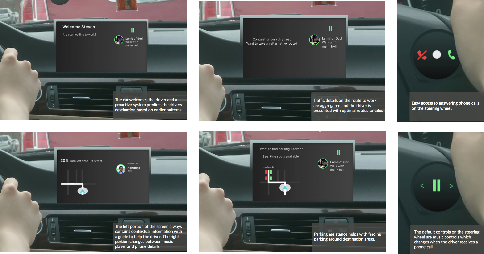 Reimagining In-car UX Pt. 3: Proactive Assistive Panels