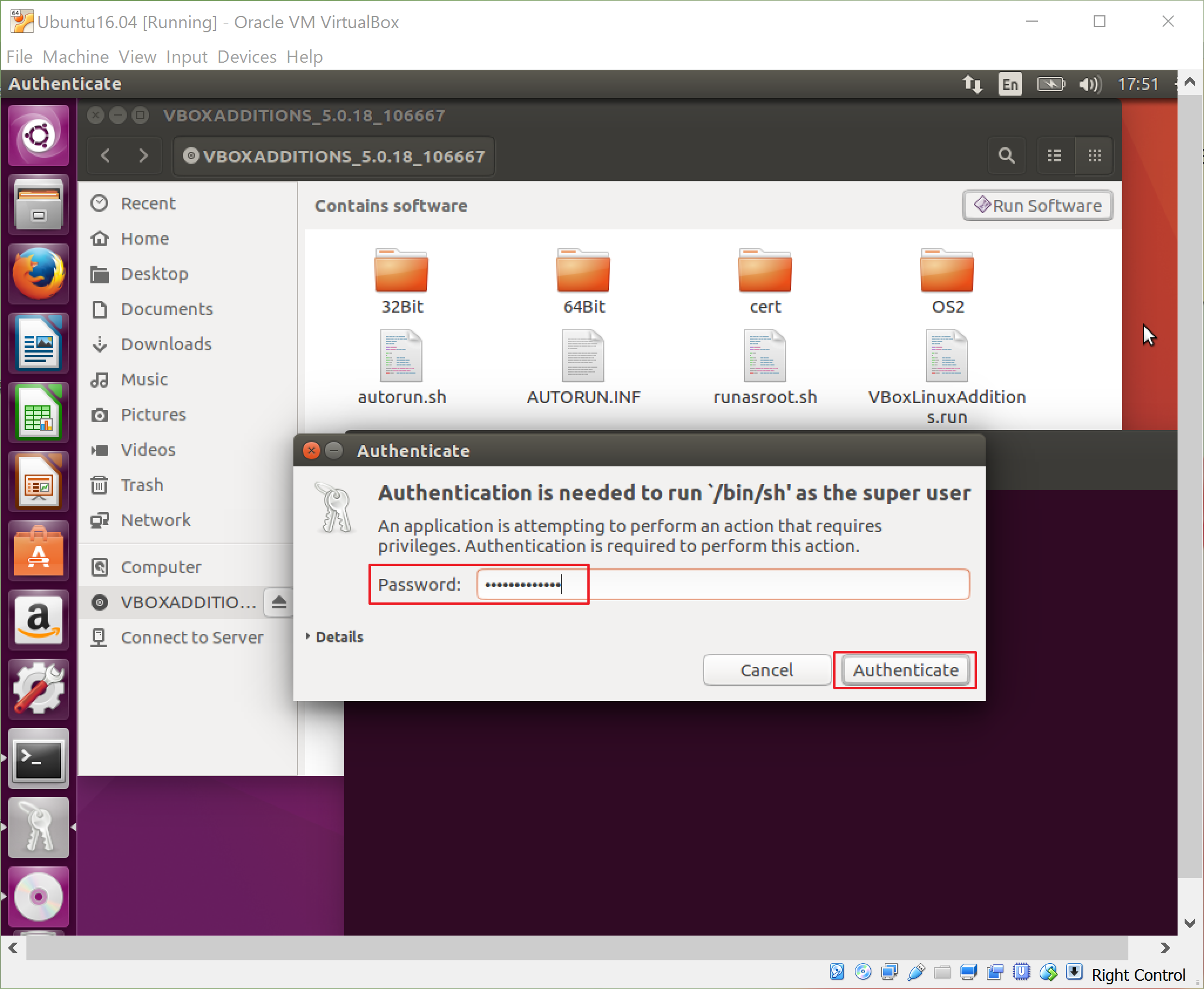 oracle virtualbox full screen mode