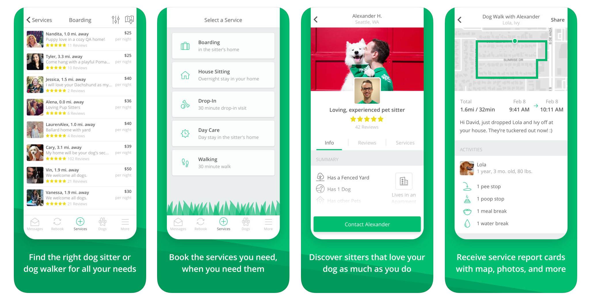 dog sitter app