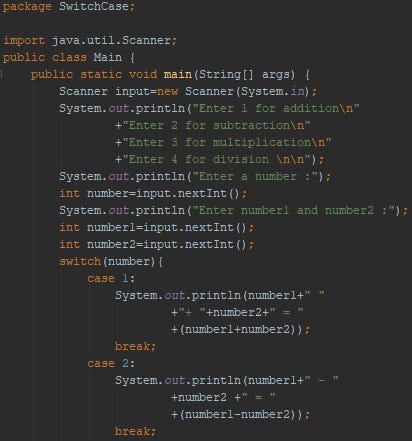 Java :Switch-Case Koşulu. Merhaba arkadaşlar, | by Java Programming ...