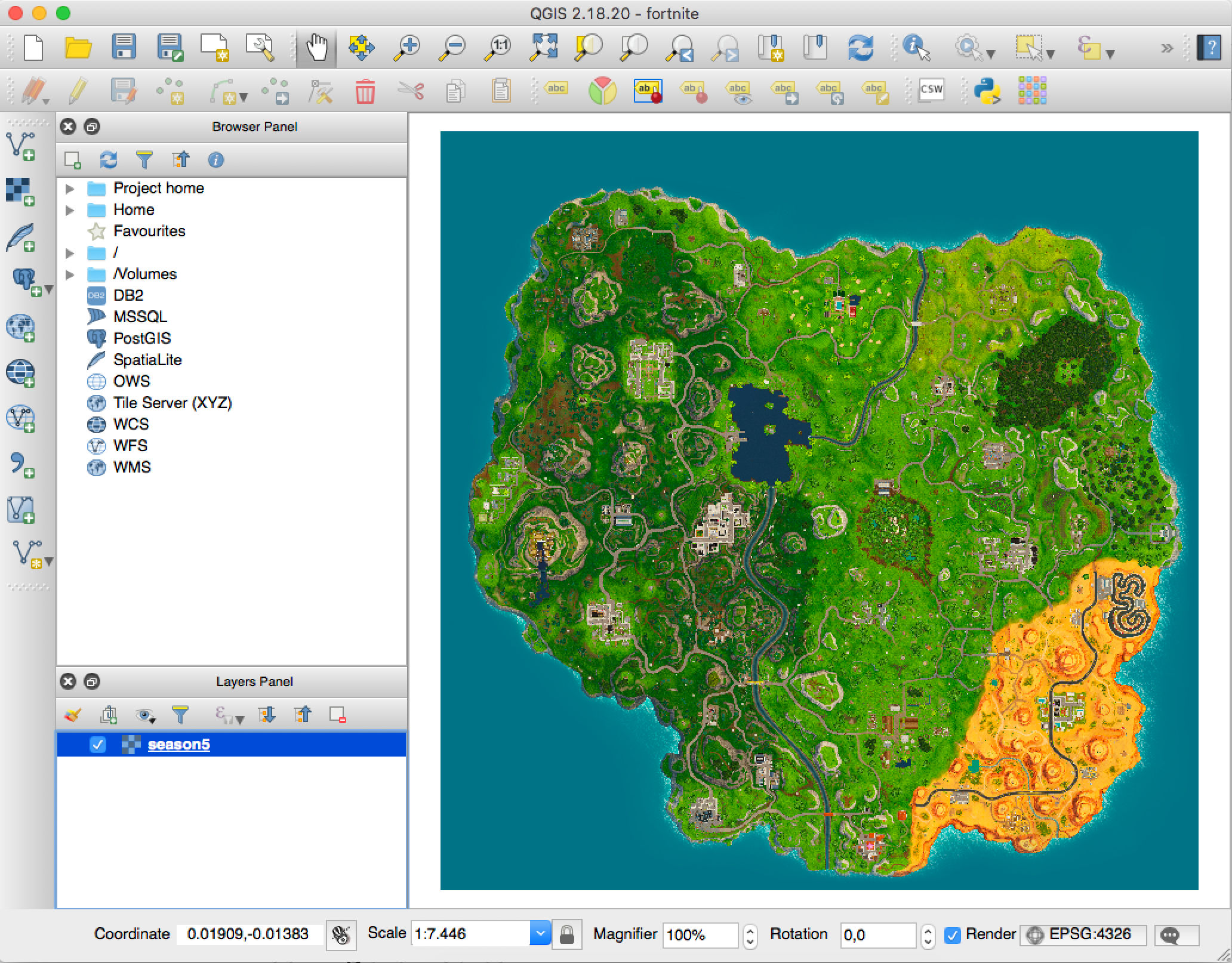 Fortnite Interactive Map