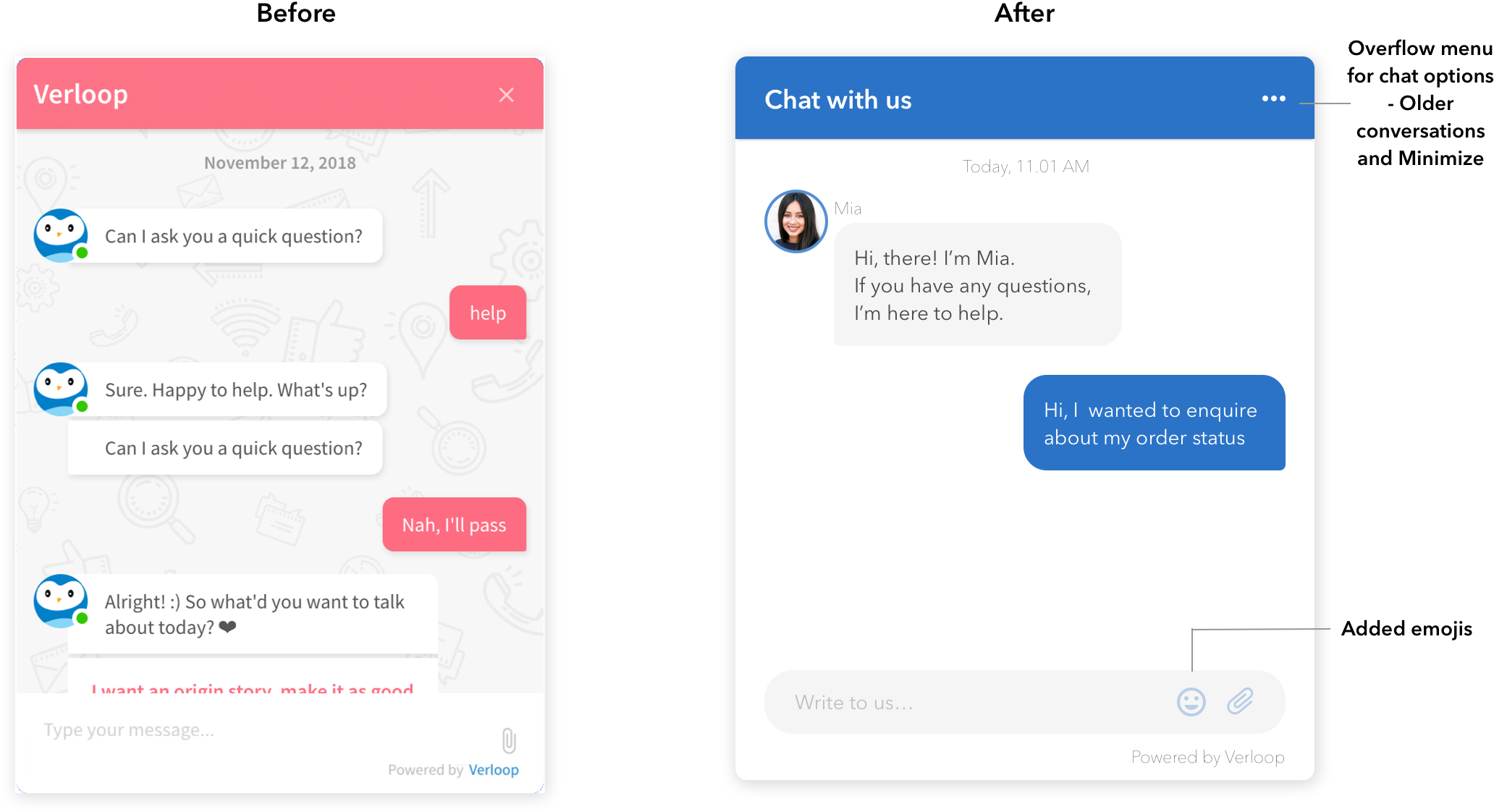 UX case study on chatbot platform UI redesign | UX Planet