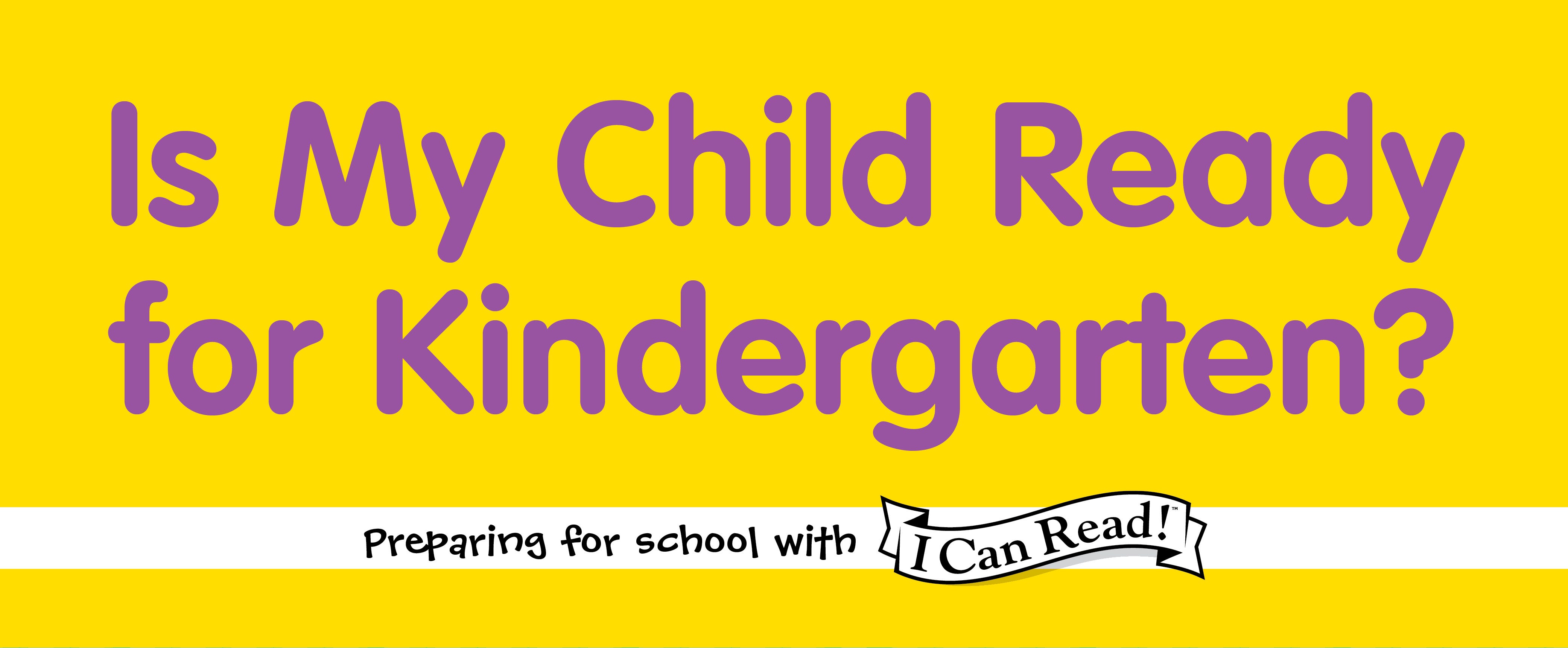 Is Your Child Ready For Kindergarten Infographic Harperkids