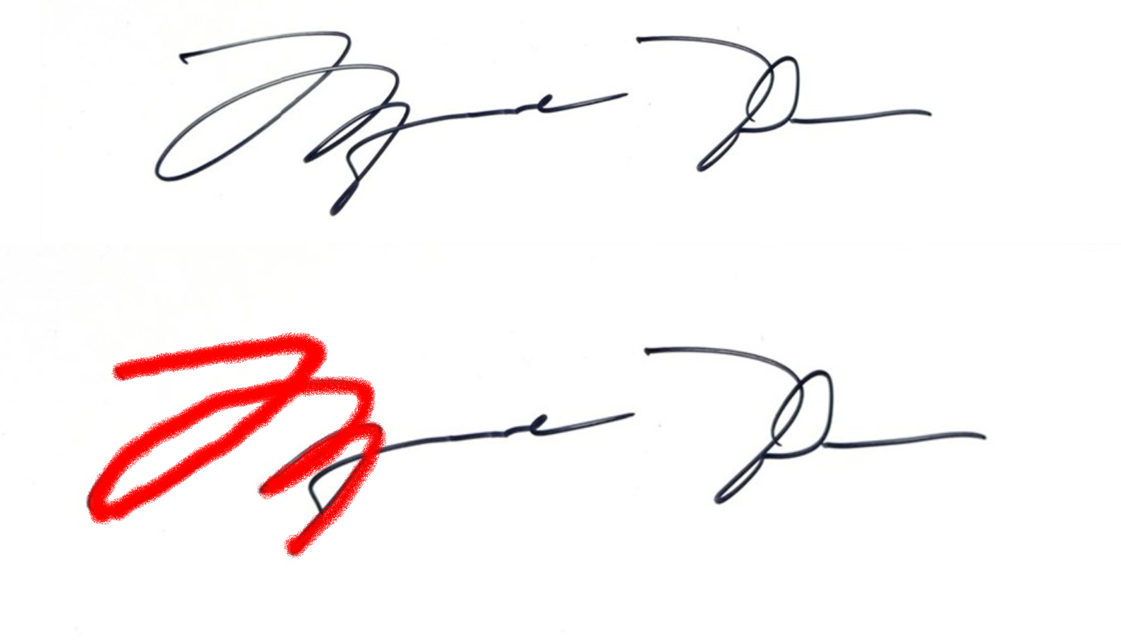 michael jordan authentic signature