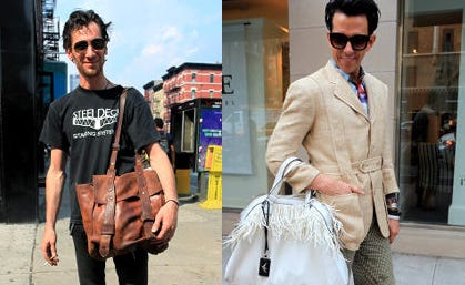 gay man bag