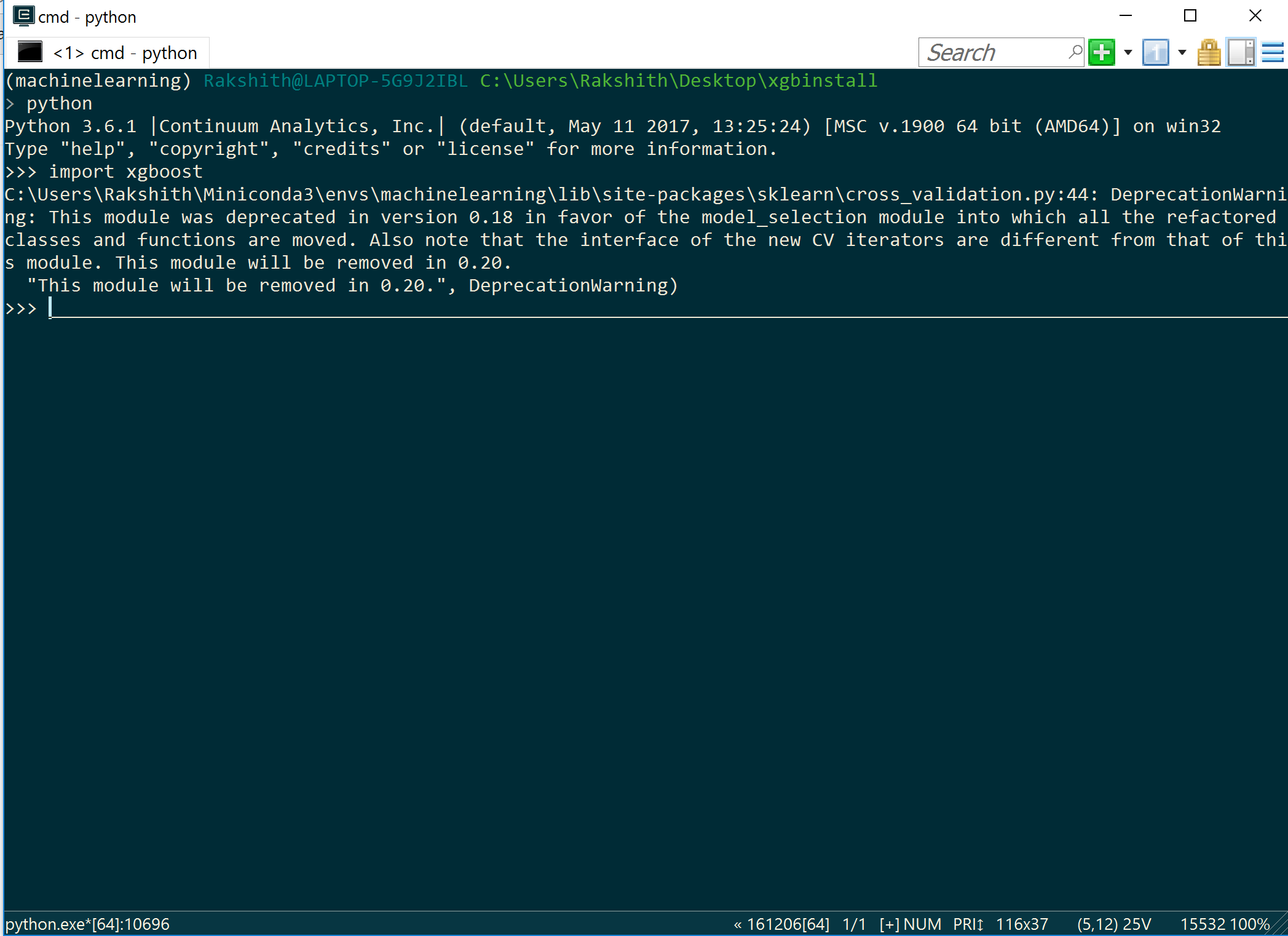 Install xgboost anaconda