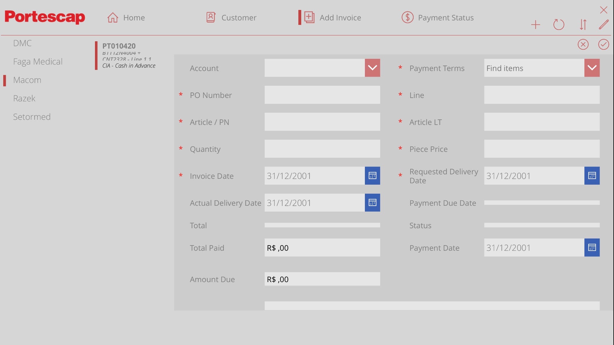 One Screened App from PowerApps to control your customer invoices | by ...