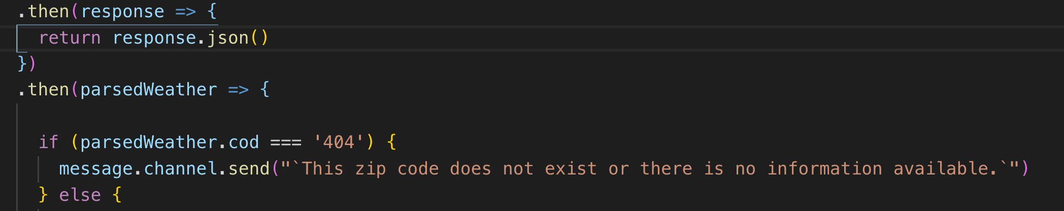 Adding Weather Functionality To Chrispybot My Discord Js Bot By Chris Truong Medium