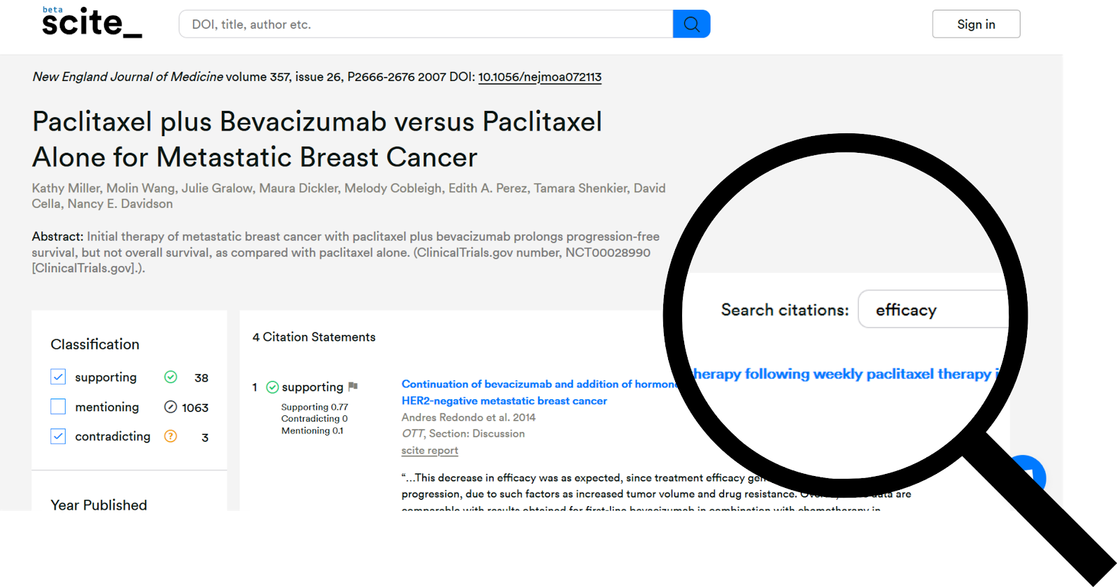 Don T Just Filter Search You Can Now Search The Citation By Scite Medium