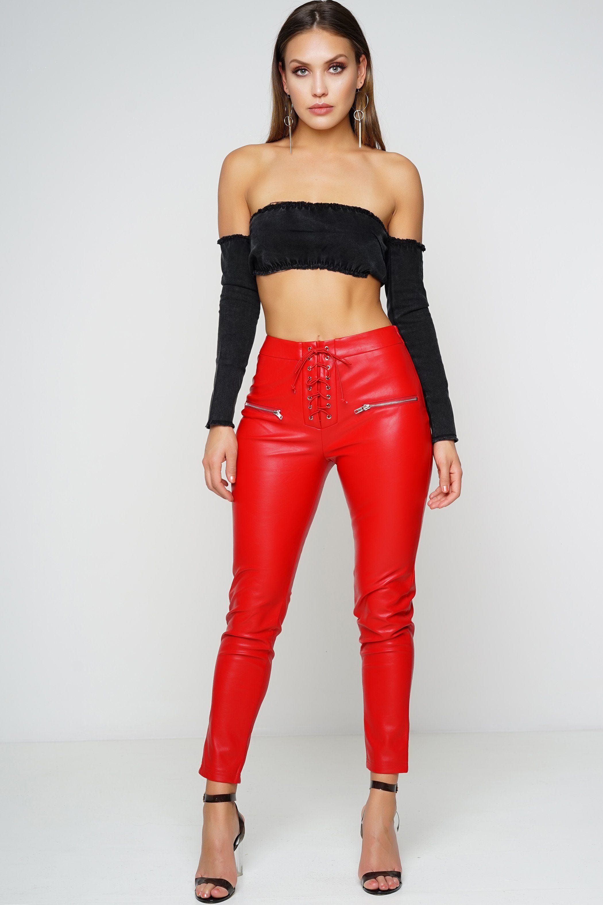 used leather pants