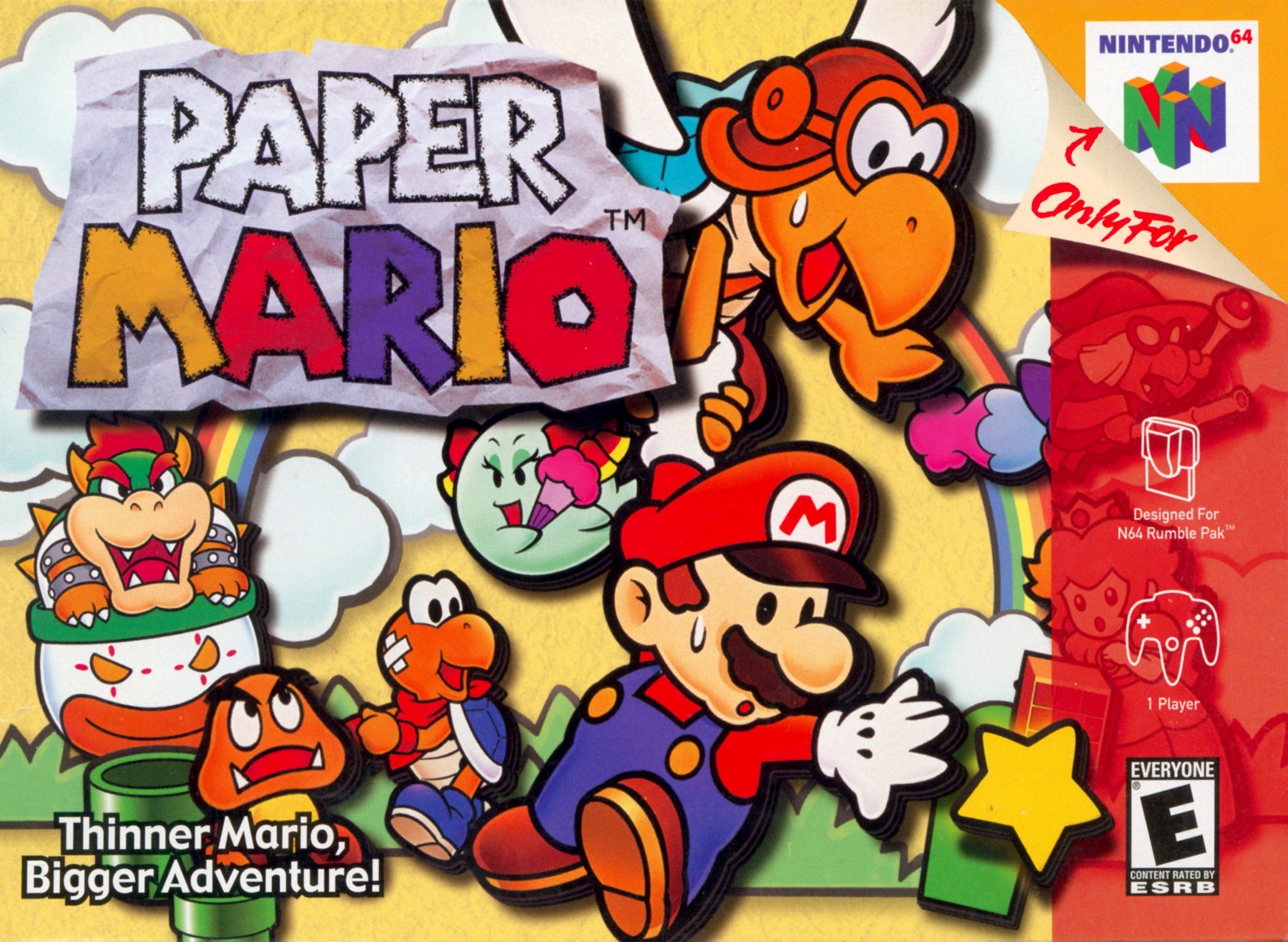 Super Paper Mario Level Up Chart
