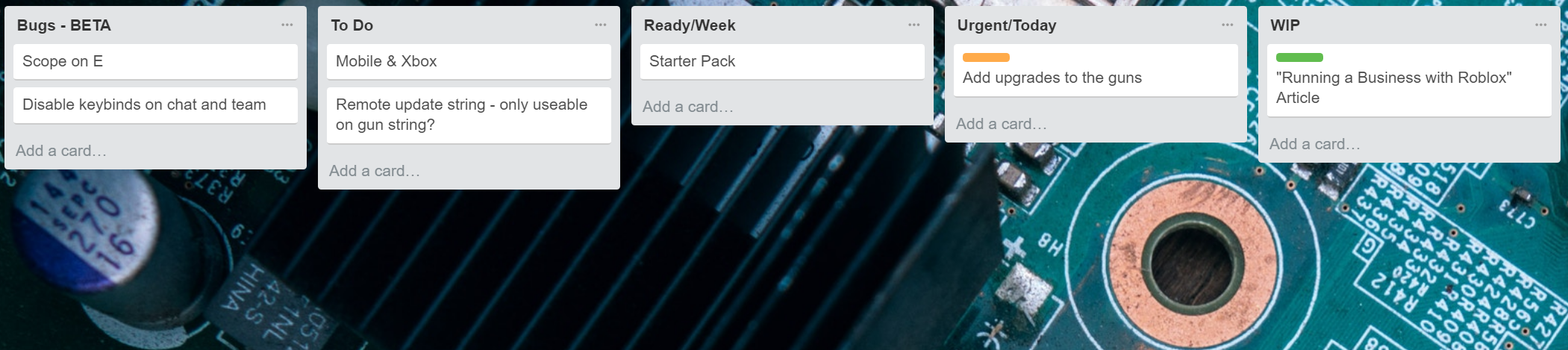 how to associate roblox games with trello