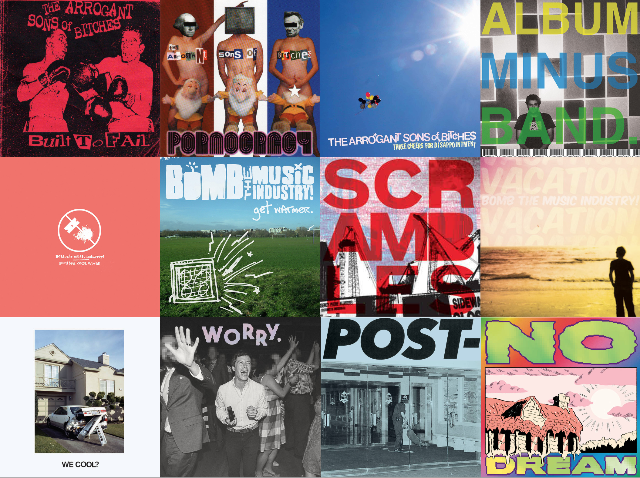 Ranking Jeff Rosenstock S 12 Albums Arrogant Sons Of Bitches Bomb The Music Industry By David Lorbiecke Nobody Asked My Opinion Medium Released on sideonedummy records exclusive merch and limited edition colored vinyl: bitches bomb the music industry