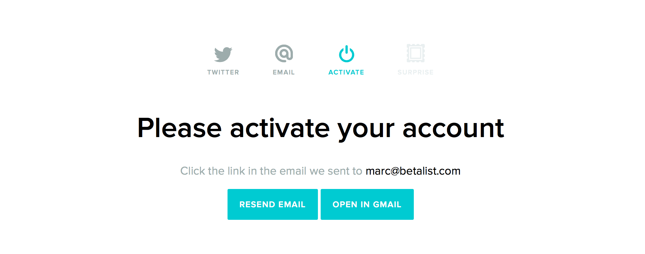 How To Make Email Confirmation A Little Easier For Your Users By Marc Kohlbrugge Betalist Blog