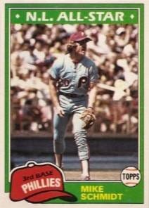 1987 topps mike schmidt all star
