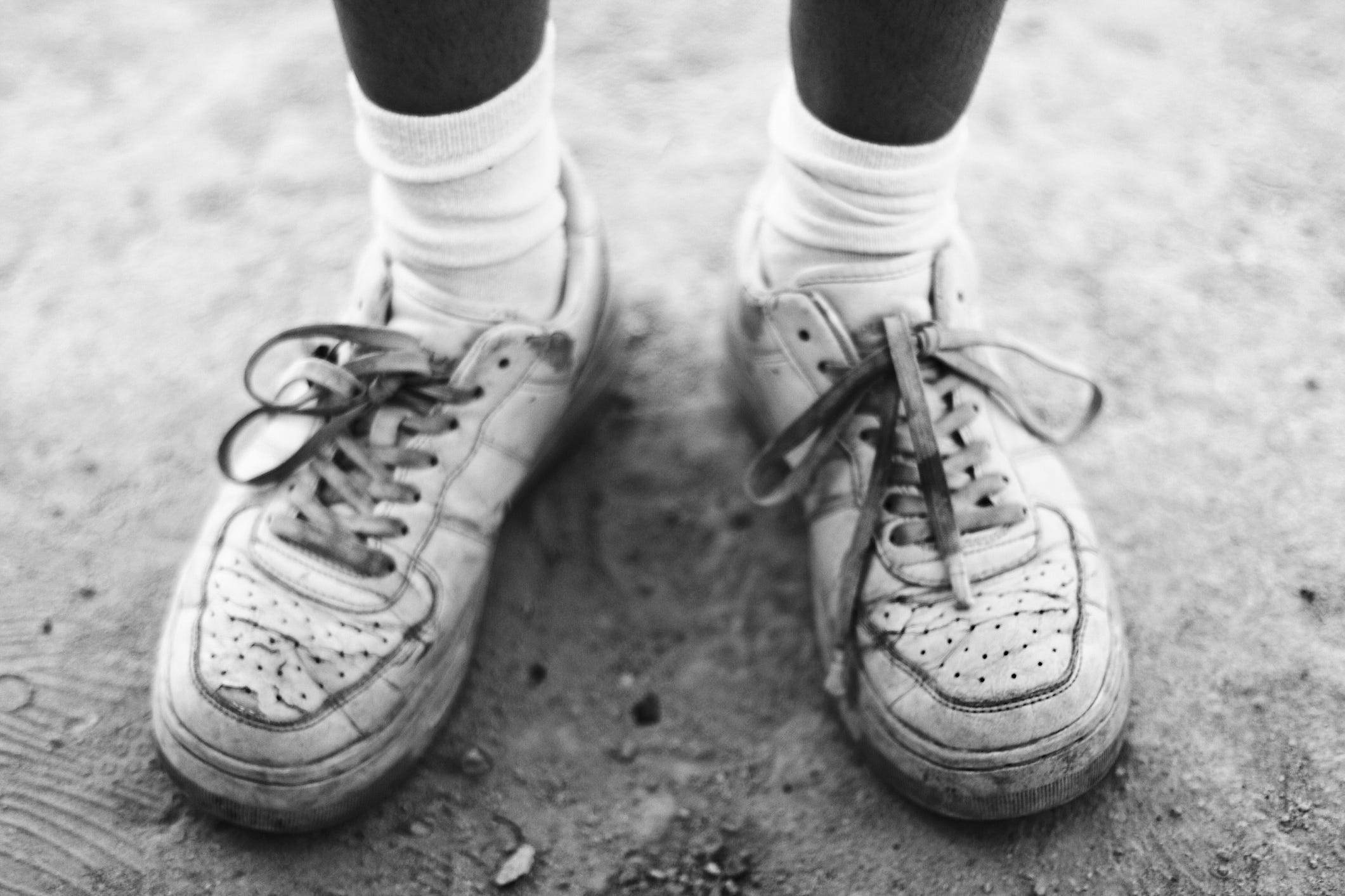 old sneakers