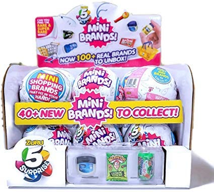 5 surprise mini brands mystery capsule collectible toy by zuru