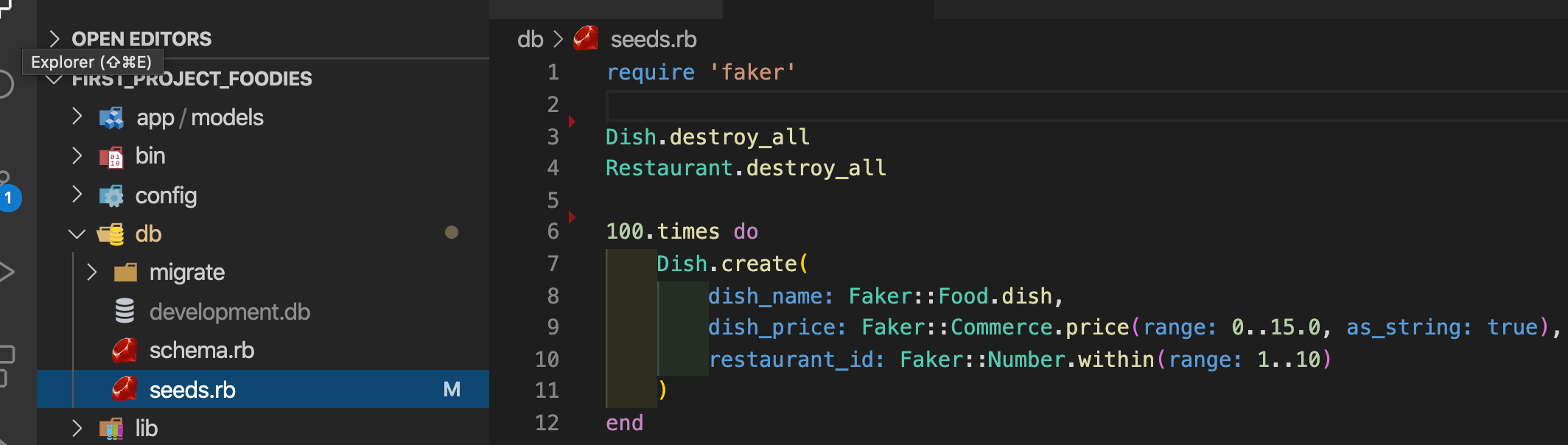 Ruby’s Faker Gem. Makes the process of creating multiple… by Samir