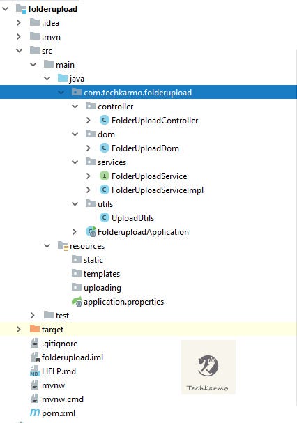Folder Upload on Server Using Spring Boot & Angular with help of ...