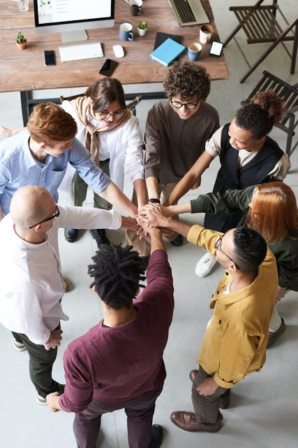 A group of people coming together to prevent emotional hijacking in the workplace.