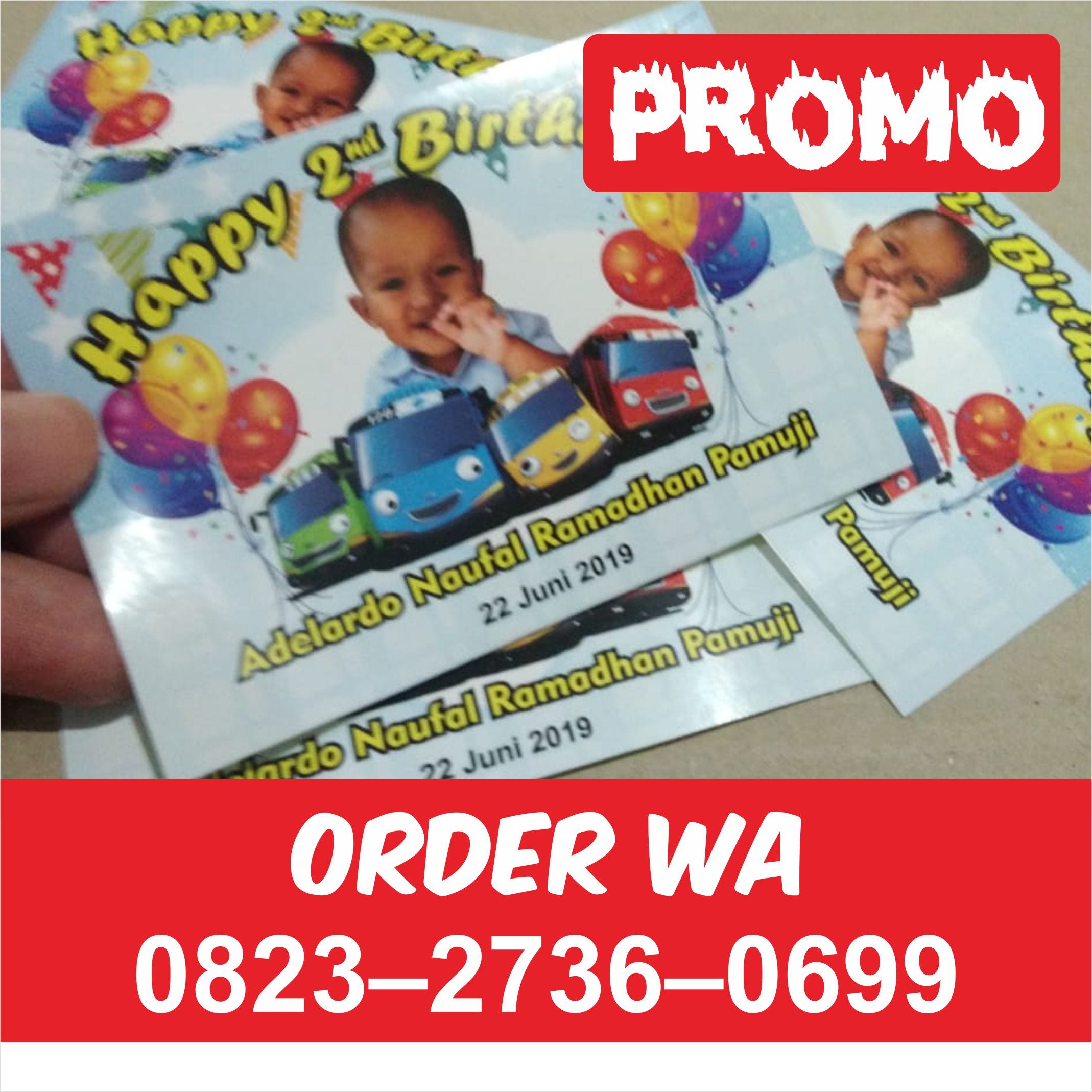 082327360699 Cetak Stiker Ulang Tahun Yogyakarta Rovi Susan
